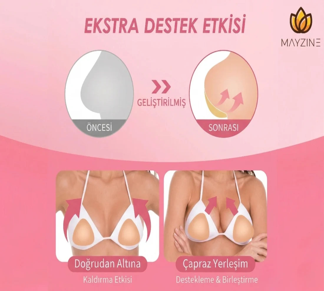 MAYZINE Çift Taraflı Yapışkanlı Push-Up Ped