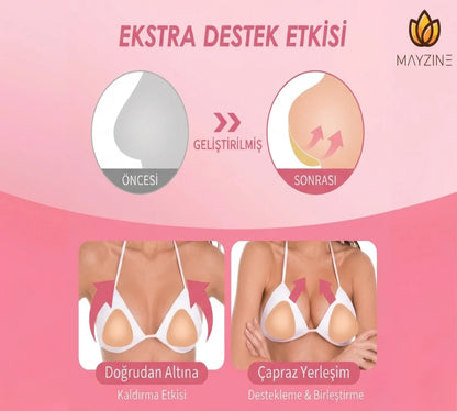 MAYZINE Çift Taraflı Yapışkanlı Push-Up Ped